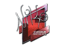 Sticker | NiKo (Foil) | Boston 2018