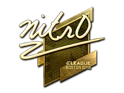 Sticker | nitr0 (Gold) | Boston 2018