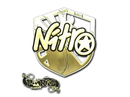 Sticker | nitr0 (Gold) | Paris 2023