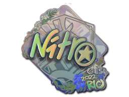 Sticker | nitr0 (Holo) | Rio 2022