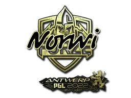 Sticker | Norwi (Gold) | Antwerp 2022