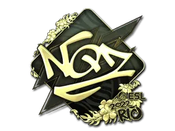 Sticker | NQZ (Gold) | Rio 2022