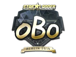 Sticker | oBo (Gold) | Berlin 2019