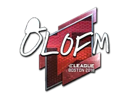 Sticker | olofmeister (Foil) | Boston 2018