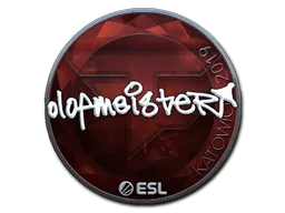 Sticker | olofmeister (Foil) | Katowice 2019