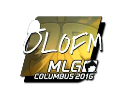 Sticker | olofmeister (Foil) | MLG Columbus 2016