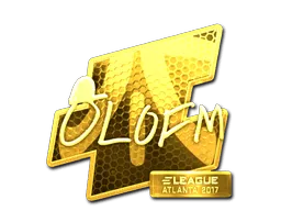 Sticker | olofmeister (Gold) | Atlanta 2017