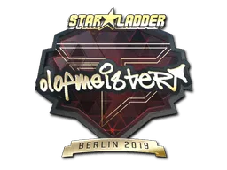 Sticker | olofmeister (Gold) | Berlin 2019