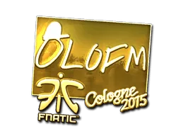 Sticker | olofmeister (Gold) | Cologne 2015