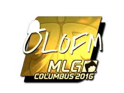 Sticker | olofmeister (Gold) | MLG Columbus 2016