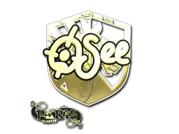 Sticker | oSee (Gold) | Paris 2023