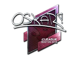 Sticker | oskar (Foil) | Boston 2018