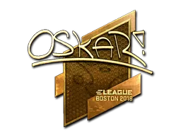 Sticker | oskar (Gold) | Boston 2018