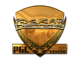 Sticker | oskar (Gold) | Krakow 2017