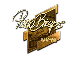 Sticker | pashaBiceps (Gold) | Boston 2018