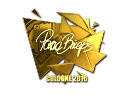 Sticker | pashaBiceps (Gold) | Cologne 2016