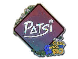 Sticker | Patsi (Glitter) | Rio 2022