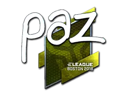 Sticker | paz (Foil) | Boston 2018