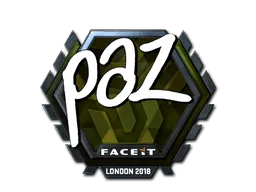 Sticker | paz (Foil) | London 2018