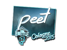 Sticker | peet (Foil) | Cologne 2015