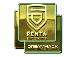 Sticker | PENTA Sports (Gold) | DreamHack 2014