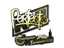 Sticker | Perfecto (Gold) | Stockholm 2021