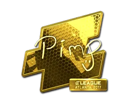 Sticker | Pimp (Gold) | Atlanta 2017