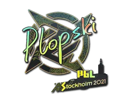 Sticker | Plopski (Holo) | Stockholm 2021