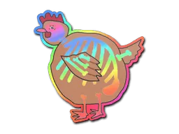 Sticker | Poorly Drawn Chicken