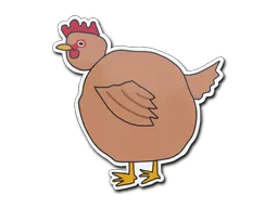 Sticker | Poorly Drawn Chicken