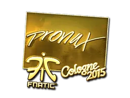 Sticker | pronax (Gold) | Cologne 2015