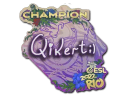 Sticker | qikert (Champion) | Rio 2022