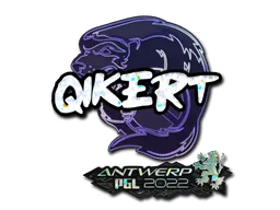 Sticker | qikert (Glitter) | Antwerp 2022