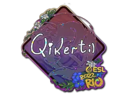 Sticker | qikert (Glitter) | Rio 2022