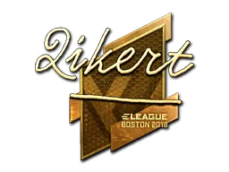 Sticker | qikert (Gold) | Boston 2018