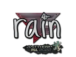 Sticker | rain | Antwerp 2022