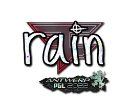 Sticker | rain (Glitter) | Antwerp 2022