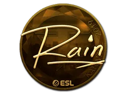 Sticker | rain (Gold) | Katowice 2019