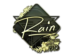 Sticker | rain (Gold) | Rio 2022