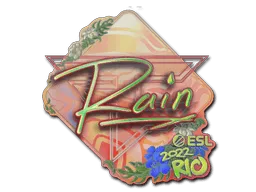 Sticker | rain (Holo) | Rio 2022