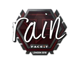 Sticker | rain | London 2018