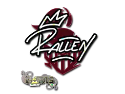 Sticker | rallen (Glitter) | Paris 2023