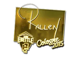 Sticker | rallen (Gold) | Cologne 2015