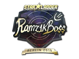 Sticker | Ramz1kBO$$ (Gold) | Berlin 2019