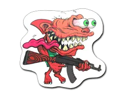 Sticker | Red Shark Shooter