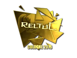 Sticker | reltuC (Gold) | Cologne 2016