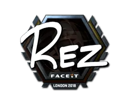 Sticker | REZ (Foil) | London 2018