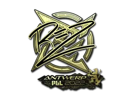 Sticker | REZ (Gold) | Antwerp 2022