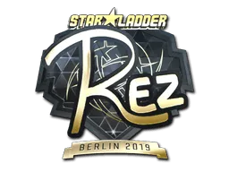 Sticker | REZ (Gold) | Berlin 2019