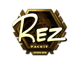 Sticker | REZ (Gold) | London 2018